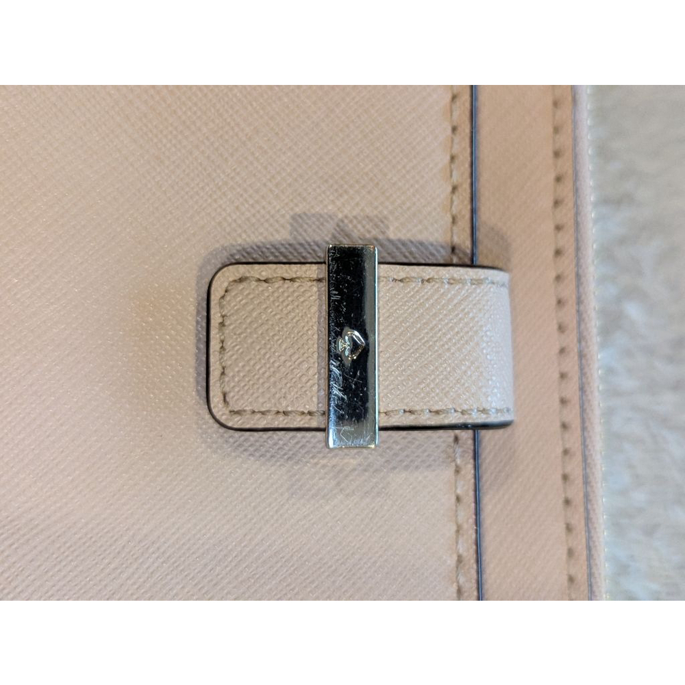 Women's Kate Spade Blush Pink Wristlet Black & White Lining Barely Used - Picture 3 of 11
